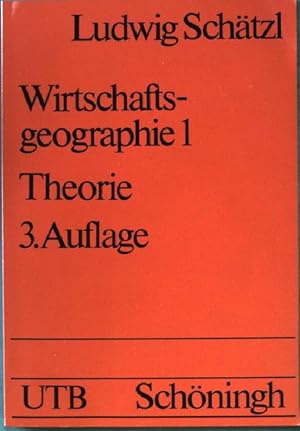 Seller image for Wirtschaftsgeographie Bd. 1: Theorie. Nr. UTB 782, 3. Auflage, for sale by books4less (Versandantiquariat Petra Gros GmbH & Co. KG)