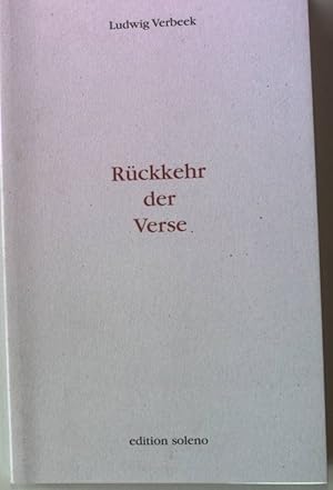 Bild des Verkufers fr Rckkehr der Verse zum Verkauf von books4less (Versandantiquariat Petra Gros GmbH & Co. KG)