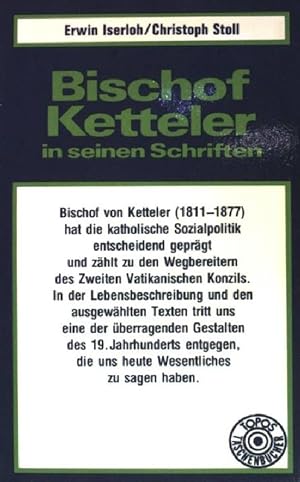 Bild des Verkufers fr Bischof Ketteler in seinen Schritten. (Nr. 57) zum Verkauf von books4less (Versandantiquariat Petra Gros GmbH & Co. KG)