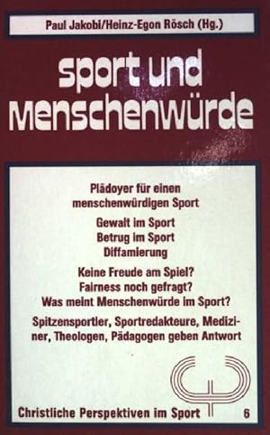 Seller image for Sport und Menschenwrde. (Nr. 127) for sale by books4less (Versandantiquariat Petra Gros GmbH & Co. KG)