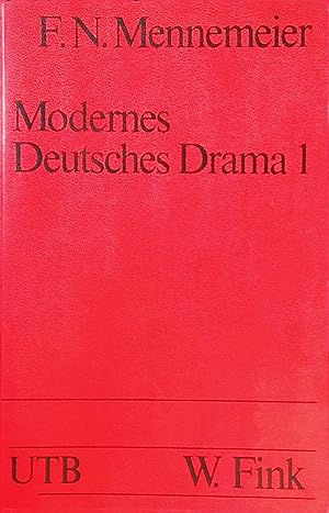 Bild des Verkufers fr Modernes deutsches. Drama Bd. 1. (Nr.135) UTB, zum Verkauf von books4less (Versandantiquariat Petra Gros GmbH & Co. KG)
