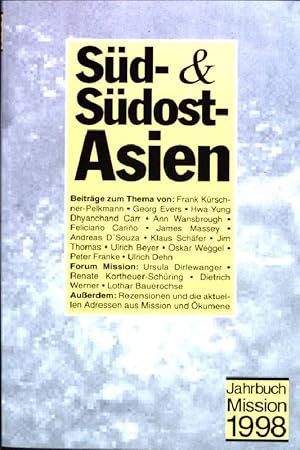 Bild des Verkufers fr Jahrbuch Mission 1998. - Sd- und Sdostasien. zum Verkauf von books4less (Versandantiquariat Petra Gros GmbH & Co. KG)