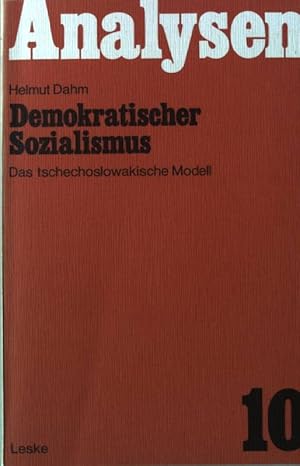 Bild des Verkufers fr Demokratischer Sozialismus Analysen 10 zum Verkauf von books4less (Versandantiquariat Petra Gros GmbH & Co. KG)