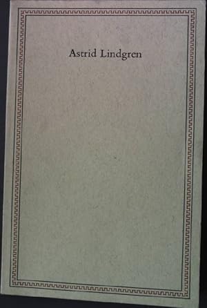 Bild des Verkufers fr Astrid Lindgren : Ansprachen anlssl. d. Verleihung d. Friedenspreises d. Dt. Buchhandels. zum Verkauf von books4less (Versandantiquariat Petra Gros GmbH & Co. KG)