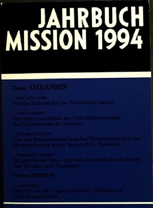 Imagen del vendedor de Jahrbuch Mission 1994. - Fokus Ozeanien. a la venta por books4less (Versandantiquariat Petra Gros GmbH & Co. KG)