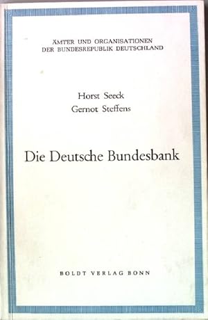 Seller image for Deutsche Bundesbank. mter und Organisationen der Bundesrepublik Deutschland 10 for sale by books4less (Versandantiquariat Petra Gros GmbH & Co. KG)