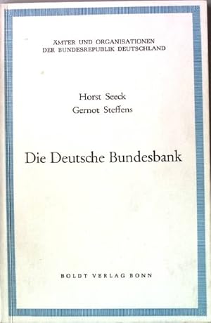 Bild des Verkufers fr Deutsche Bundesbank. mter und Organisationen der Bundesrepublik Deutschland 10 zum Verkauf von books4less (Versandantiquariat Petra Gros GmbH & Co. KG)