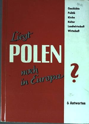 Seller image for Liegt Polen noch in Europa? for sale by books4less (Versandantiquariat Petra Gros GmbH & Co. KG)