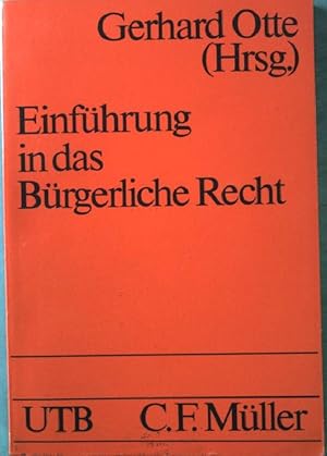 Imagen del vendedor de Einfhrung in das Brgerliche Recht. Nr. UTB 1375, a la venta por books4less (Versandantiquariat Petra Gros GmbH & Co. KG)