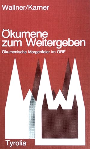 Bild des Verkufers fr kumene zum Weitergeben : kumenische Morgenfeier im ORF. zum Verkauf von books4less (Versandantiquariat Petra Gros GmbH & Co. KG)