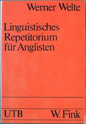 Seller image for Linguistisches Repetitorium fr Anglisten. Nr. UTB 478, for sale by books4less (Versandantiquariat Petra Gros GmbH & Co. KG)