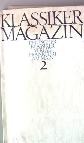 Imagen del vendedor de Klassiker Magazin 2 a la venta por books4less (Versandantiquariat Petra Gros GmbH & Co. KG)