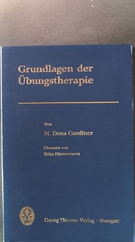 Seller image for Grundlagen der bungstherapie. for sale by books4less (Versandantiquariat Petra Gros GmbH & Co. KG)