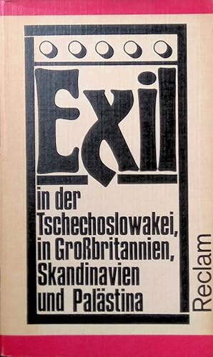 Bild des Verkufers fr Exil in der Tschechoslowakei, in Grobritannien, Skandinavien und Palstina. Nr. 848, zum Verkauf von books4less (Versandantiquariat Petra Gros GmbH & Co. KG)