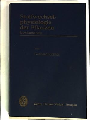 Immagine del venditore per Stoffwechselphysiologie der Pflanzen. venduto da books4less (Versandantiquariat Petra Gros GmbH & Co. KG)