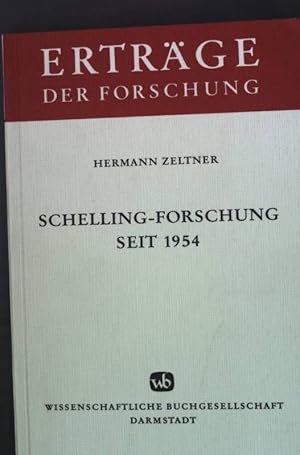 Seller image for Schelling-Forschung seit 1954 for sale by books4less (Versandantiquariat Petra Gros GmbH & Co. KG)