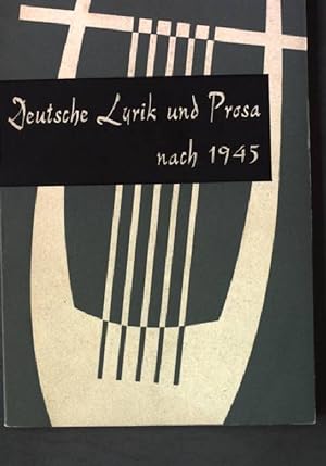 Deutsche Lyrik und Prosa nach 1945