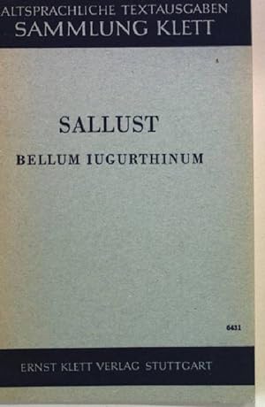 Bellum Iugurthinum Altsprachliche Textausgaben, Sammlung Klett 6341