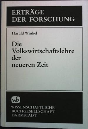 Bild des Verkufers fr Die Volkswirtschaftslehre der neueren Zeit. zum Verkauf von books4less (Versandantiquariat Petra Gros GmbH & Co. KG)