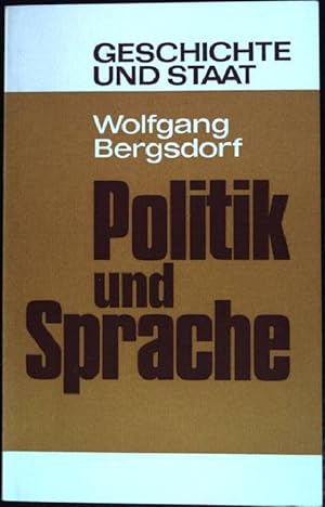 Image du vendeur pour Politik und Sprache. Geschichte und Staat 213 mis en vente par books4less (Versandantiquariat Petra Gros GmbH & Co. KG)