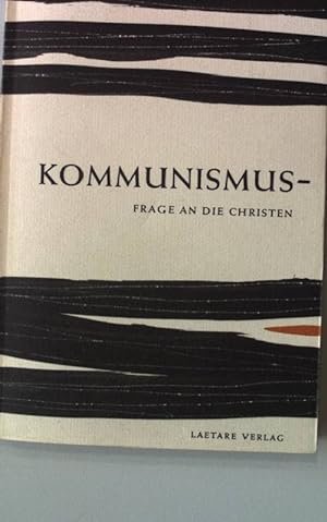 Bild des Verkufers fr Kommunismus Frage an die Christen zum Verkauf von books4less (Versandantiquariat Petra Gros GmbH & Co. KG)
