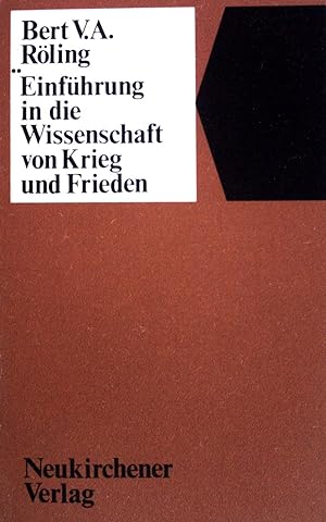 Bild des Verkufers fr Einfhrung in die Wissenschaft von Krieg und Frieden. zum Verkauf von books4less (Versandantiquariat Petra Gros GmbH & Co. KG)