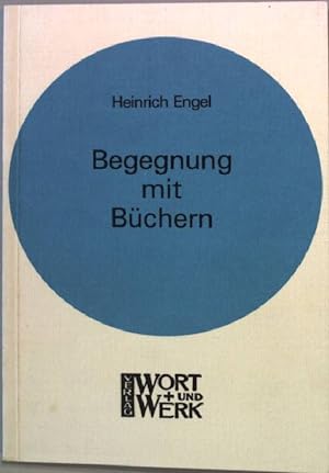 Seller image for Begegnung mit Bchern. for sale by books4less (Versandantiquariat Petra Gros GmbH & Co. KG)