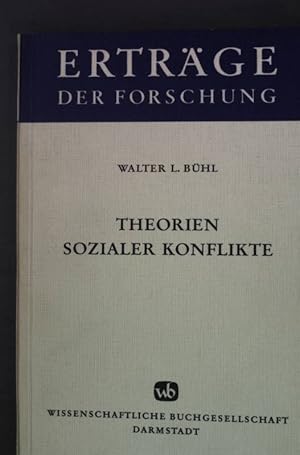 Bild des Verkufers fr Theorien sozialer Konflikte. zum Verkauf von books4less (Versandantiquariat Petra Gros GmbH & Co. KG)