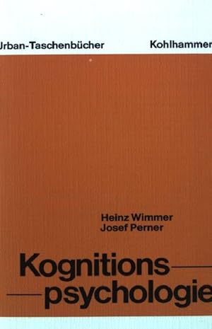 Kognitionspsychologie : e. Einführung. ( Nr. 292) UB Urban-Taschenbuch.
