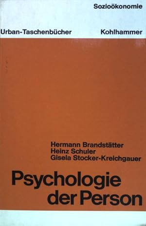 Bild des Verkufers fr Psychologie der Person. Urban-Taschenbuch (Nr. 502) zum Verkauf von books4less (Versandantiquariat Petra Gros GmbH & Co. KG)