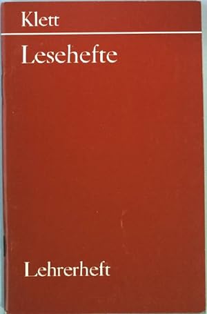 Bild des Verkufers fr Lesehefte - Lehrerheft zum Verkauf von books4less (Versandantiquariat Petra Gros GmbH & Co. KG)