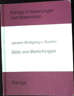 Image du vendeur pour Gtz von Berlichingen Knigs Erluterungen und Materialien, Bd.8, mis en vente par books4less (Versandantiquariat Petra Gros GmbH & Co. KG)