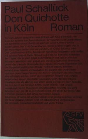 Imagen del vendedor de Don Quichotte in Kln. Roman. a la venta por books4less (Versandantiquariat Petra Gros GmbH & Co. KG)