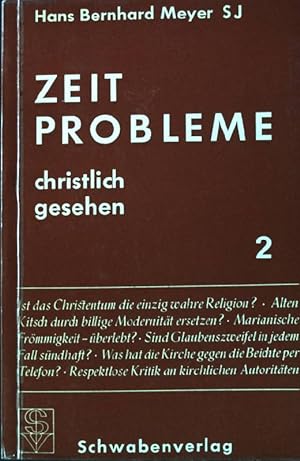Seller image for Zeitprobleme christlich gesehen. Die aktuelle Frage 2. for sale by books4less (Versandantiquariat Petra Gros GmbH & Co. KG)