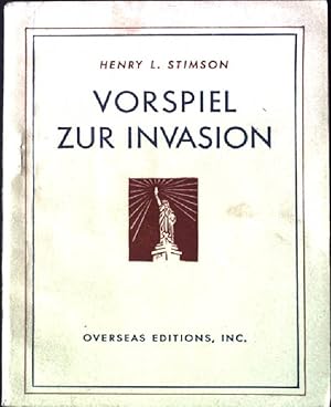 Bild des Verkufers fr Vorspiel zur Invasion. zum Verkauf von books4less (Versandantiquariat Petra Gros GmbH & Co. KG)