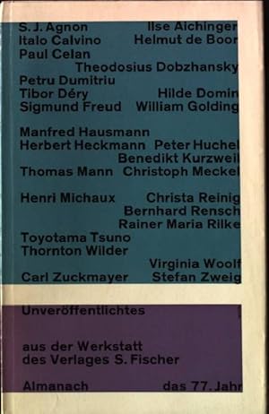 Bild des Verkufers fr Almanach - 77. Jahr. zum Verkauf von books4less (Versandantiquariat Petra Gros GmbH & Co. KG)