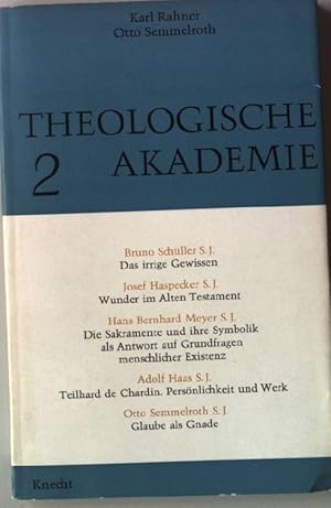 Bild des Verkufers fr Theologische Akademie Band 2. zum Verkauf von books4less (Versandantiquariat Petra Gros GmbH & Co. KG)