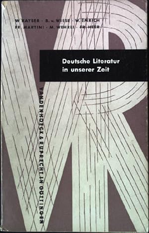 Deutsche Literatur in unserer Zeit. Kleine Vandenhoeck-Reihe 73/74