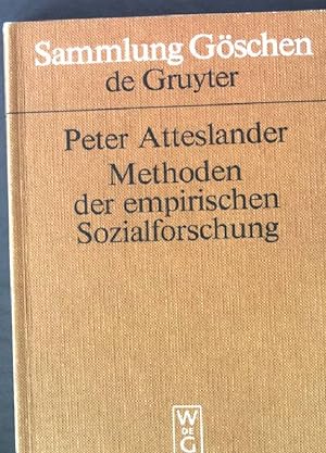 Immagine del venditore per Methoden der empirischen Sozialforschung. Sammlung Gschen 2100 venduto da books4less (Versandantiquariat Petra Gros GmbH & Co. KG)