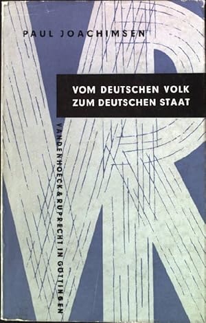 Seller image for Vom deutschen Volk zum deutschen Staat. - Eine Geschichte des deutschen Nationalbewutseins. Kleine Vandenhoeck-Reihe 24/25 for sale by books4less (Versandantiquariat Petra Gros GmbH & Co. KG)