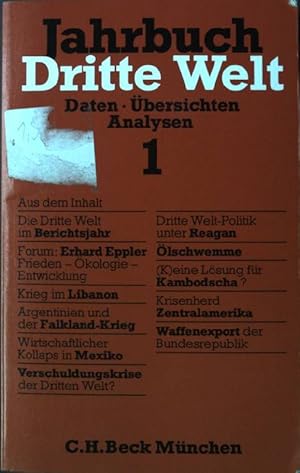 Bild des Verkufers fr Jahrbuch Dritte Welt 1 - Daten, bersichten, Analysen zum Verkauf von books4less (Versandantiquariat Petra Gros GmbH & Co. KG)