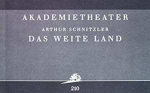 Immagine del venditore per Akademietheater. 1998/99. Das Weite Land. Tragikkomdie von Artur Schnitzler; (Programheft Nr 210) Premiere am 8. Jnner 1999. venduto da books4less (Versandantiquariat Petra Gros GmbH & Co. KG)