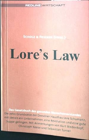 Bild des Verkufers fr Lore's Law. Das Gesetzbuch des gesunden Menschenverstandes (Redline Wirtschaft) zum Verkauf von books4less (Versandantiquariat Petra Gros GmbH & Co. KG)