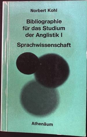 Seller image for Bibliographie fr das Studium der Anglistik Band 1: Sprachwissenschaft. for sale by books4less (Versandantiquariat Petra Gros GmbH & Co. KG)