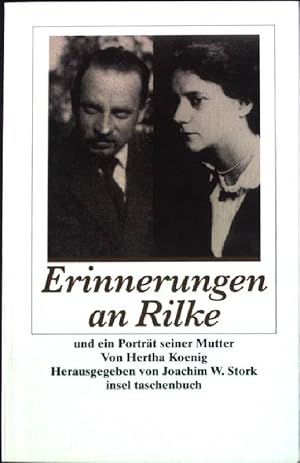 Bild des Verkufers fr Erinnerungen an Rainer Maria Rilke. Insel-Taschenbuch ; 2697 zum Verkauf von books4less (Versandantiquariat Petra Gros GmbH & Co. KG)