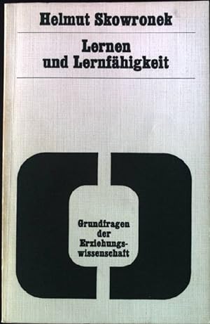 Seller image for Lernen und Lernfhigkeit. Grundfragen der Erziehungswissenschaft 9 for sale by books4less (Versandantiquariat Petra Gros GmbH & Co. KG)