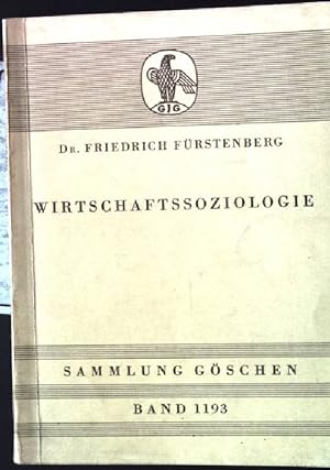 Image du vendeur pour Wirtschaftssoziologie Sammlung Gschen Band 1193 mis en vente par books4less (Versandantiquariat Petra Gros GmbH & Co. KG)