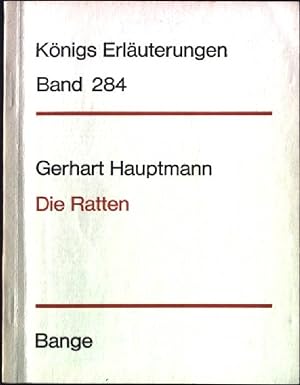 Seller image for Erluterungen zu Gerhart Hauptmanns Die Ratten Knigs Erluterungen und Materialien 284; for sale by books4less (Versandantiquariat Petra Gros GmbH & Co. KG)