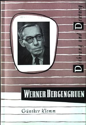 Seller image for Werner Bergengruen. Dichtung und Deutung, for sale by books4less (Versandantiquariat Petra Gros GmbH & Co. KG)