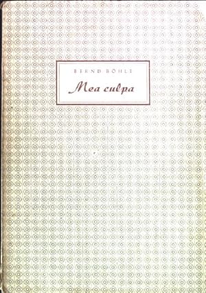 Seller image for Mea culpa. Novelle. for sale by books4less (Versandantiquariat Petra Gros GmbH & Co. KG)